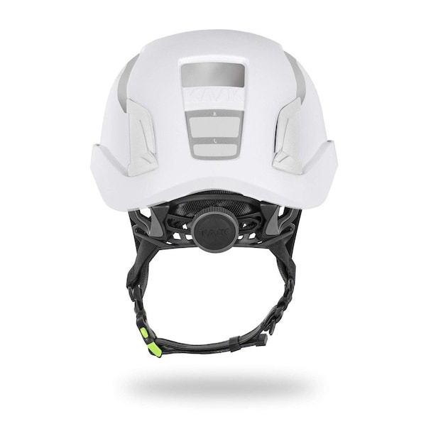 Kask Safety Helmet, Zenith X2, Lightweight polypropylene HD, Adaptive Fit System, HI-VIZ White - ZENX2HV-WH