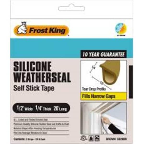 Weatherstrip Thermwell 471028 de 0.5 pulgadas x 0.25 pulgadas x 20 pies - 471028.