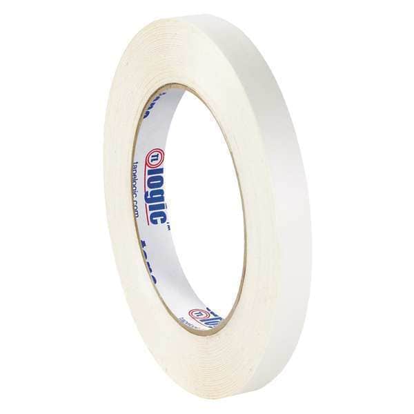 Cinta de película de doble cara Tape Logic, 3.5 Mil, 1/2" x 60 yds., Blanco, 96/Caja - T982460
