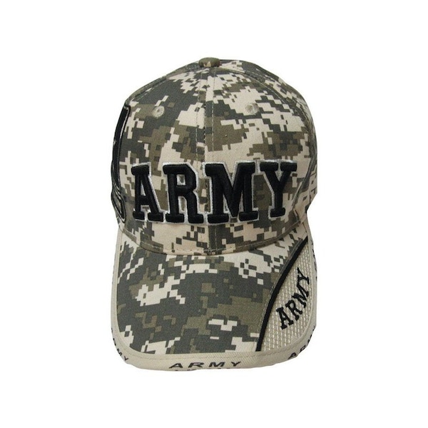 Jwm JWM U.S. Army Logo Baseball Cap Digital Camouflage One Size Fits All - 10060