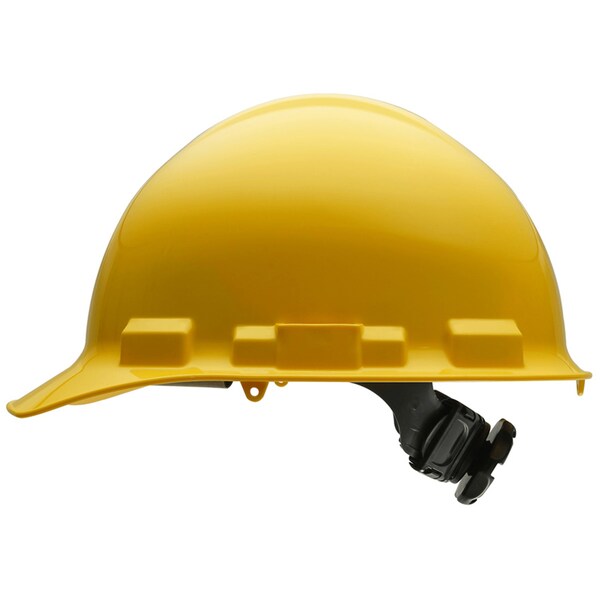 Ironclad Performance Wear Safety Helmet - Standard Brim, Class E, 4pt, Yellow - G60106