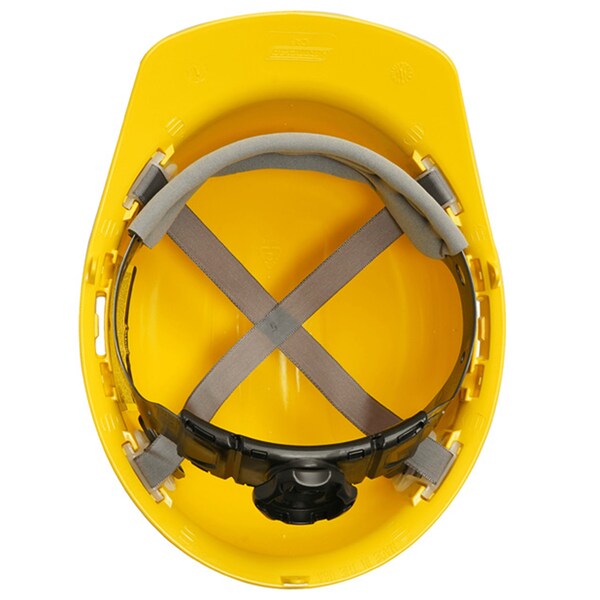 Ironclad Performance Wear Safety Helmet - Standard Brim, Class E, 4pt, Yellow - G60106