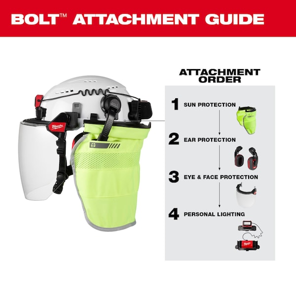 Milwaukee Tool BOLT Black Vented Safety Helmet with IMPACT ARMOR Liner - Type 2, Class C - 48-73-1360