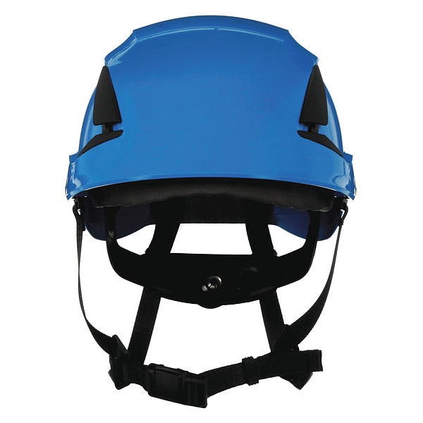 3M SecureFit Safety Helmet, Front Brim, Type 1, Class C, Vented, Ractchet (6-point), Blue - X5003V-ANSI