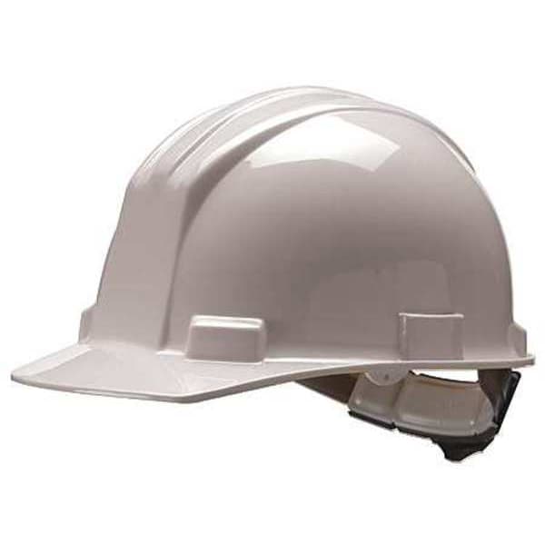 Bullard Hard Hat, S62, Polyethylene, 4 Point Ratchet, Type 1, Class C, White - 62WHR
