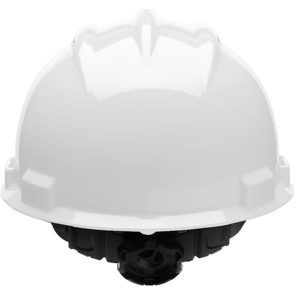 Bullard Hard Hat, S62, Polyethylene, 4 Point Ratchet, Type 1, Class C, White - 62WHR