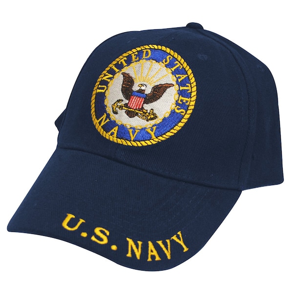 U.S. Military Merchandise CAP  USN LOGO  NAVY-KHAKI ASSORTED - CP00202