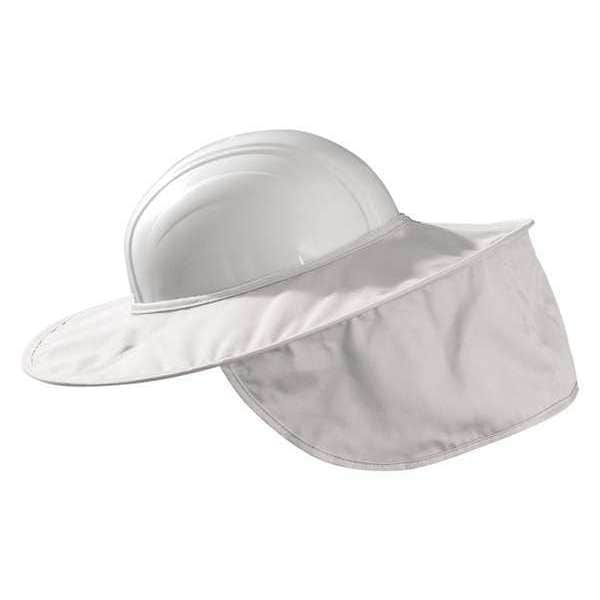 Occunomix Hard Hat Shade, For Use With Most Hard Hats Including Full Brim White - 899-008