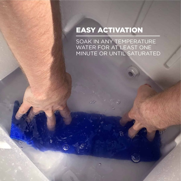 Ergodyne Chill-Its Evaporative Cooling Band, Long Lasting Cooling Relief, PVA, 29-1/2 in x 4 in, Blue - 6603