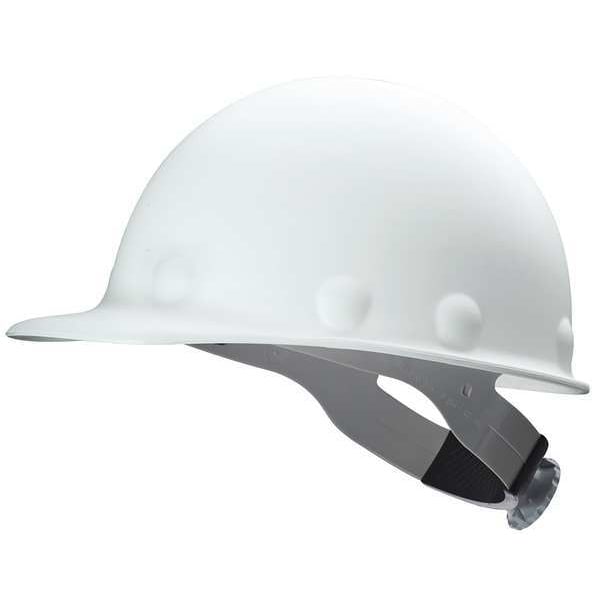 Fibre-Metal By Honeywell Hard Hat, Roughneck P2A, Fiberglass, 8 Point Ratchet, Type 1, Class G, White - P2ARW01A000