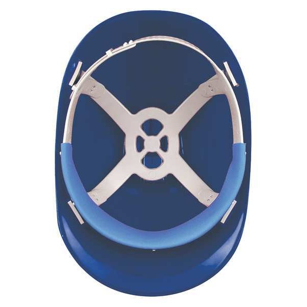 Erb Safety Replacement Bump Cap Brow Pad, Moisture Wicking Sweatband, Nylon/Polyester Foam, Blue - 19124