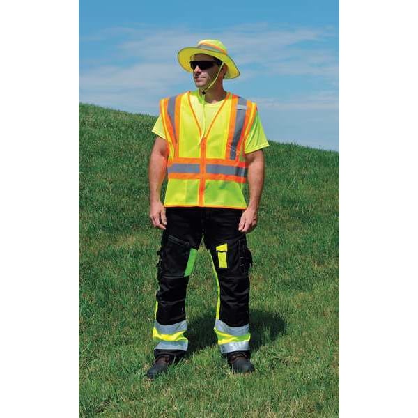 Ergodyne Ranger Hat, Hi-Vis Lime, L/XL - 23260