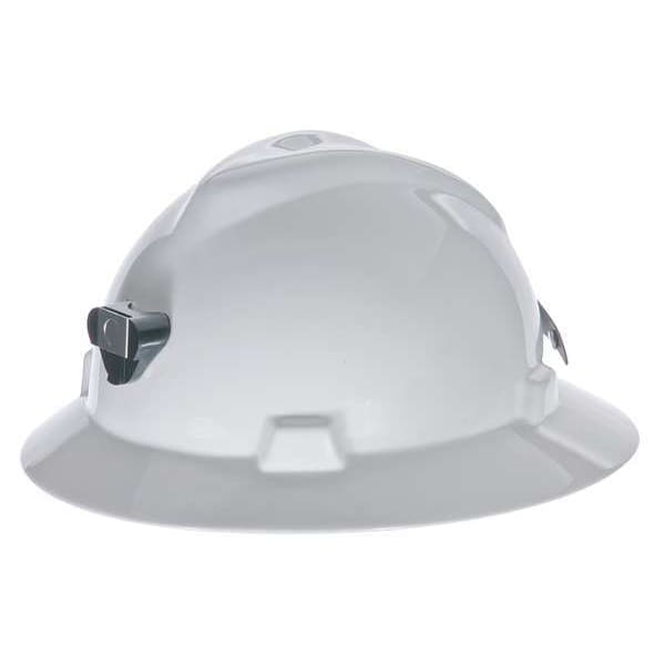 Msa Safety Hard Hat, V-Gard(R), Polyethylene, 4 Point Pinlock, Type 1, Class C, White - 460069