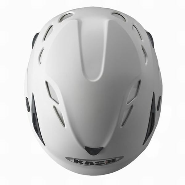 Kask Safety Helmet, Super Plasma, High-density ABS plastic, Central Ratchet, Up & Down, White - KASKSPW-WH