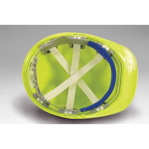 Erb Safety Hard Hat, Omega II, Polyethylene, 6 Point Pinlock, Type 1, Class E, White - 19131-WHITE