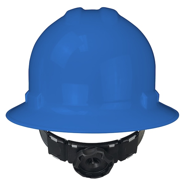 Radians Radians QHR4 Quartz Full Brim Hard Hat, 4 Point Ratchet, Blue - QHR4-BLUE