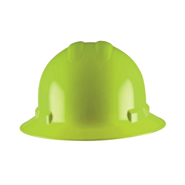 Duo Safety Hard Hat, Ratchet, 4 Point, Green - H34R6