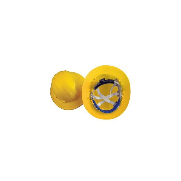 Bon Tool Bon 84-537 Hard Hat, Full Brim, Yellow W/Ratchet - 84-537