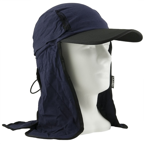 Uveto Kala Hat, Cotton, Navy - AU KLCNV