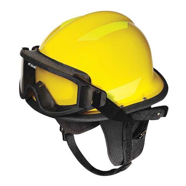 Bullard Fire Helmet, Thermoplastic, 6 pt Ratchet, Lime-Yellow, Fits Hat Size 6-1/2 to 8 , Modern - URXLY