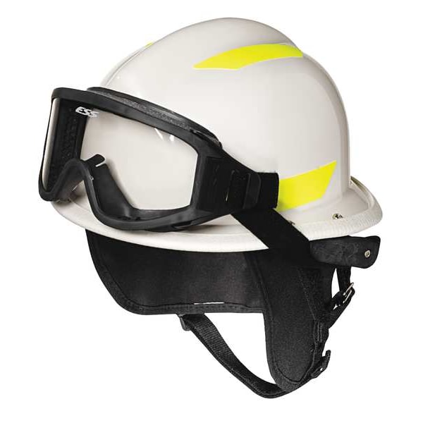 Bullard Fire Helmet, Thermoplastic, 6 pt Ratchet, Lime-Yellow, Fits Hat Size 6-1/2 to 8 , Modern - URXLY