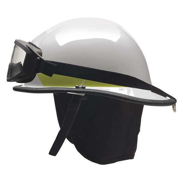 Bullard Fire Helmet, Ultem(R), Standard Sure-Lock(R) Ratchet Headband, White, Fits Hat Size 6-1/2 to 8 - PXSWHGIZ3