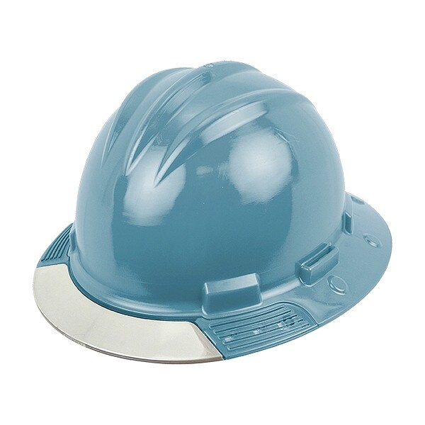Bullard Full Brim Hard Hat, HDPE, 4 Point Ratchet, Type 1, Class E, Light Blue - AVSLRCCS