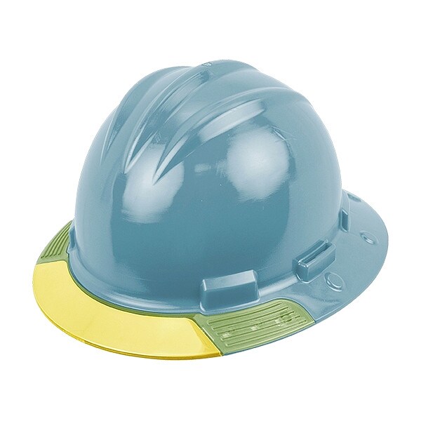 Bullard Full Brim Hard Hat, HDPE, 4 Point Ratchet, Type 1, Class E, Aqua - AVSLRYCS