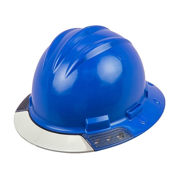 Bullard Full Brim Hard Hat, HDPE, 4 Point Ratchet, Type 1, Class E, Blue - AVKBRCCS