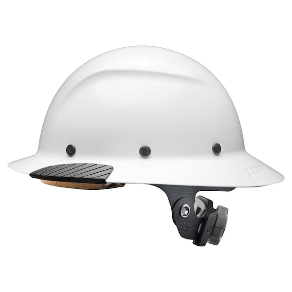 Lift Safety DAX Fiber Resin Full Brim Gloss White - HDF-15WG