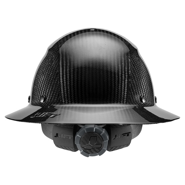 Lift Safety DAX Carbon Fiber Full Brim Matte Black - HDFM-17KG