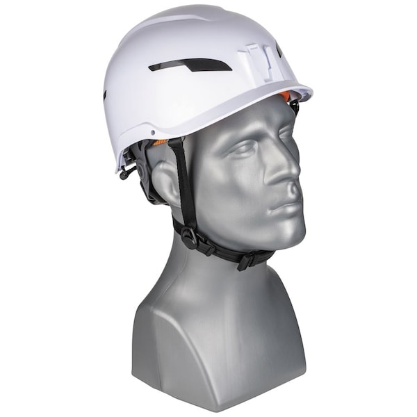 Klein Tools Safety Helmet, Shell: PC/ABS and EPS, Suspension: PC/ABS and HDPE, White - 60564