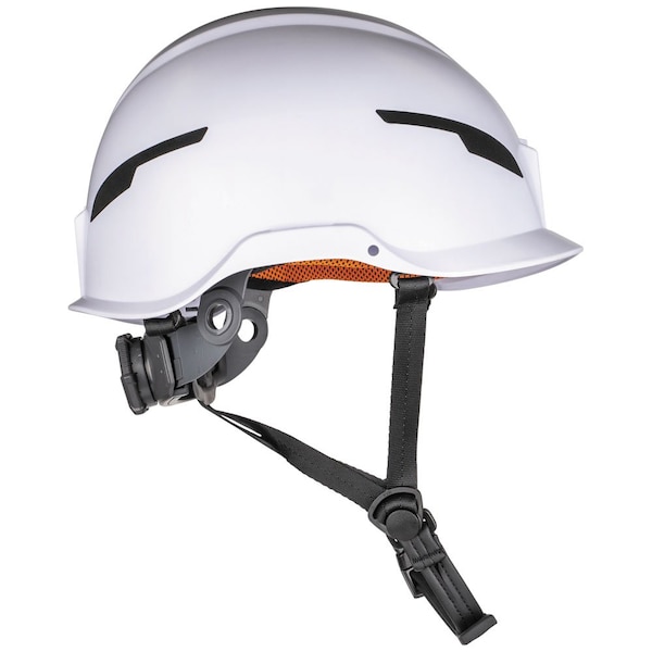 Klein Tools Safety Helmet, Shell: PC/ABS and EPS, Suspension: PC/ABS and HDPE, White - 60564