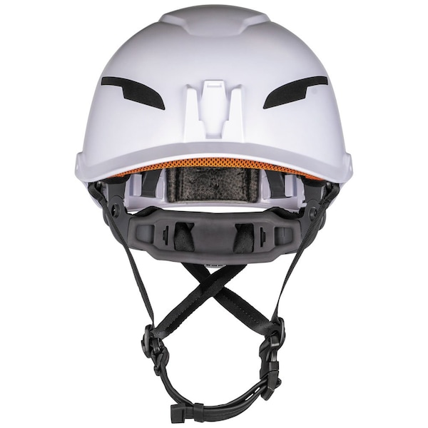 Klein Tools Safety Helmet, Shell: PC/ABS and EPS, Suspension: PC/ABS and HDPE, White - 60564