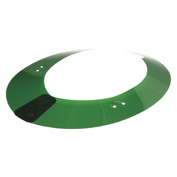 Paulson Universal Sun Shade, For Use With Use with Most Full-Brim Hard Hats Dark Green - A-S1