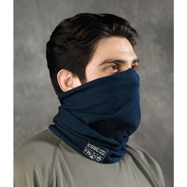 Ergodyne Flame Resistant Neck Gaiter, Nomex IIIA, Blue, Universal - 6486