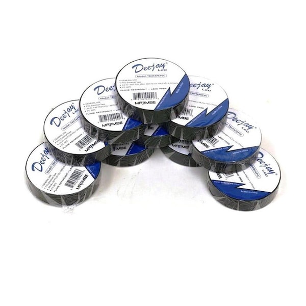 Suministros 0.75 in. x 60 ft. Cinta eléctrica de PVC, paquete de 10 - PE3829641