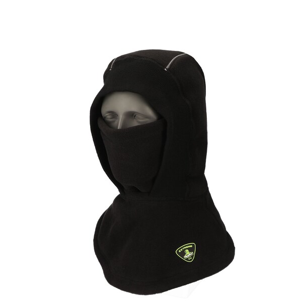 Refrigiwear Extreme Hooded Balaclava, Polartec Fleece, Black, S/M - 6750RBLKSMD