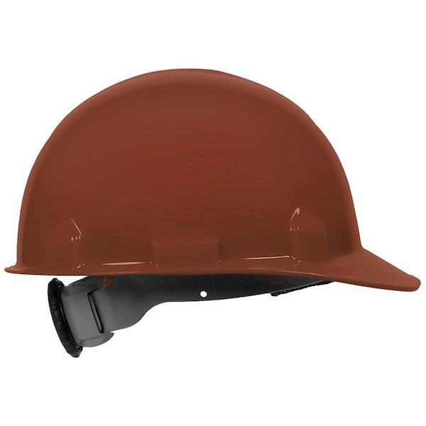 Jackson Safety Hard Hat, High-Density Polyethylene (HDPE), 370 Speed Dial™ Ratcheting Headgear, Brown - 14836