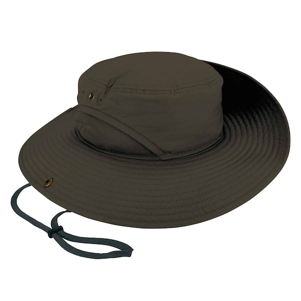 Ergodyne Olive Lightweight Ranger Hat with Mesh Paneling, L/XL - 8936