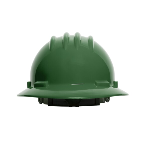 Ironwear High Density Polyethylene Full Brim Hard Hat Dark Green - 3970-DG