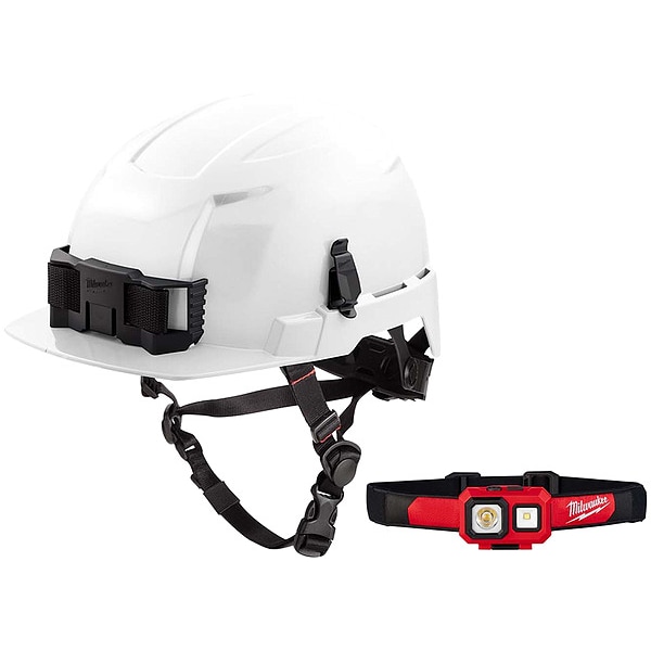 Milwaukee Tool Safety Helmet and Headlamp - 48-73-1321, 2104