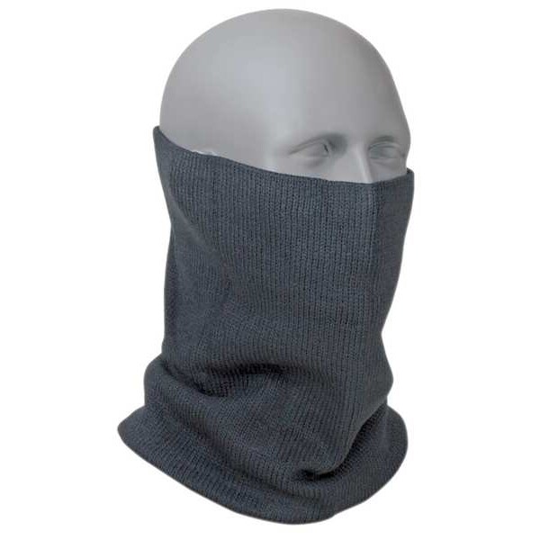Refrigiwear Neck Gaiter, Neck Warmer, Double-Layer Acrylic, Covers Ears/Face/Neck/Nose, Black, Universal Size - 0050RBLKOSA