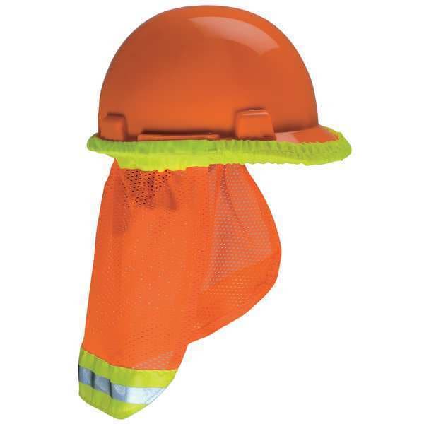 Msa Safety Sun Shade, For Use With MSA Brand Caps and Hat Orange - 10098031
