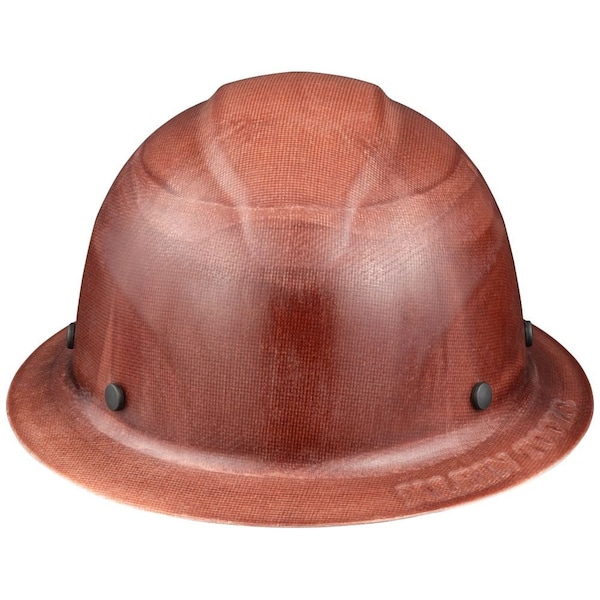 Klein Tools Full Brim Hard Hat, Polymer-Fiber, Nylon, POM, Imitation Wood - 60452