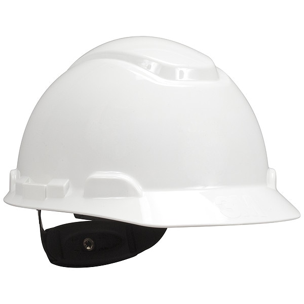 3M Hard Hat, HDPE, Pressure Diffusion Ratchet Suspension, Type 1, Class C, White - 76241-NUV-H701RL