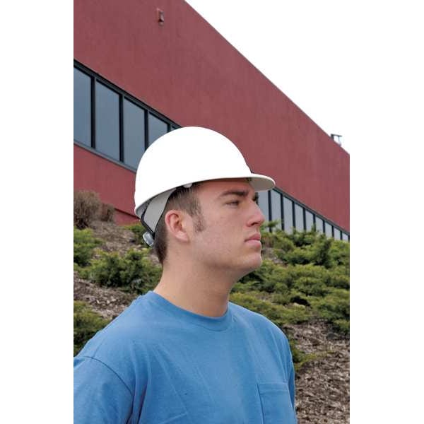 Fibre-Metal By Honeywell Hard Hat, Super Eight E2, Thermoplastic, 8 Point Ratchet, Type 1, Class E, Blue - E2RW71A000