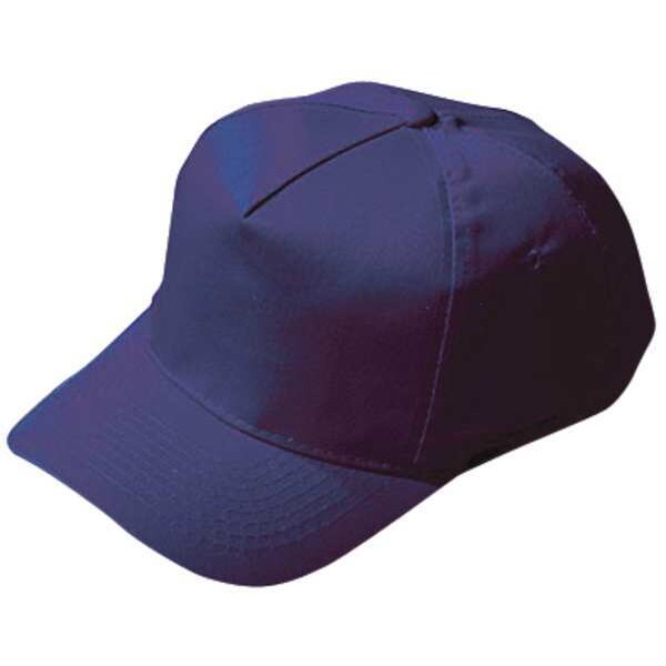 Occunomix Bump Cap, Long Brim Baseball, Polyethylene, Hook-and-Loop Suspension, Navy Blue - V410-B03
