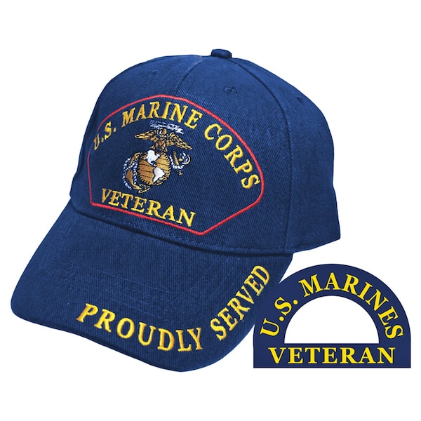 U.S. Military Merchandise CAP USMC MARINES VETERAN NAVY - CP00307
