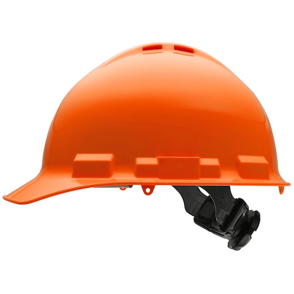 Ironclad Performance Wear Safety Helmet - Standard Brim, Vented, Class C, 4 pt, Orange - G60003